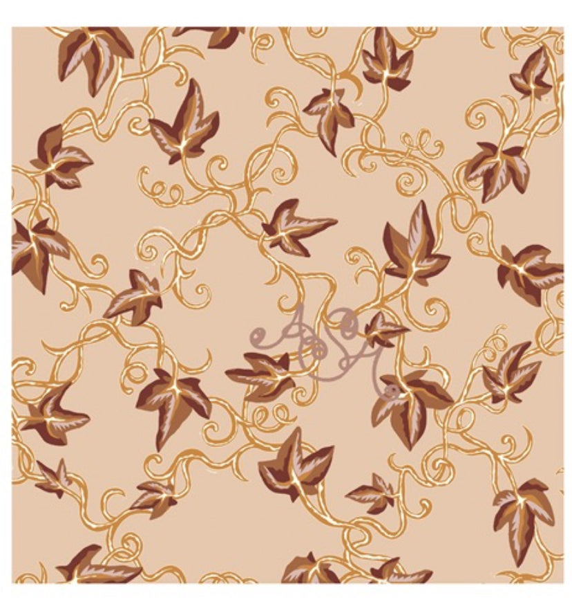 tangle beanie (camel+cocoa)